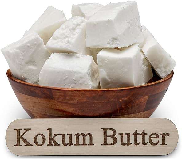 Plant Guru Raw Kokum Butter 8 oz. Jar - 100% Pure Natural Cold Pressed - Great for Skin, Body and Hair Moisturizer, DIY Creams, Balms, Lotions and Soap Making. - Image 2