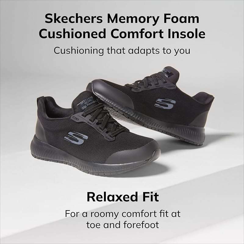 Skechers Women's Squad Sr Food Service Shoe - Image 3
