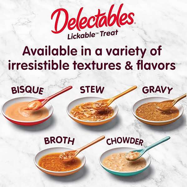 Delectables Lickable Treat Stew Wet Cat Treat Variety Pack, Food Topper, Hydrating, Grain-Free, No Fillers, No By-Products, No Added Preservatives, 1.4oz Pouch, 12ct - Image 7
