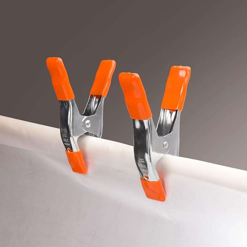 PONY 6-inch, 4-inch Heavy Duty Metal Spring Clamps Set, 2-inch, 1-inch Jaw opening, with Protective Handles and Tips, 10-piece - Image 8