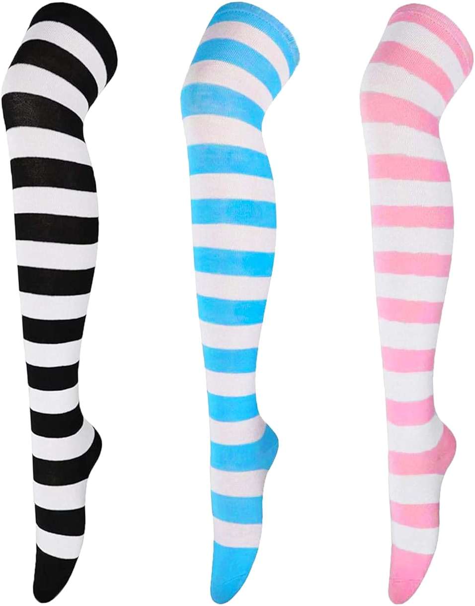 Chalier Womens Thigh High Socks Causal Stockings for Women Soft Thigh Socks - Image 1