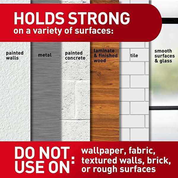 Command 15 lb Large Picture Hanging Strips 14 Pairs (28 Strips), Damage-Free Hanging Picture Hangers, No Tools Wall Hanger for Home Decor, White Adhesive - Image 3