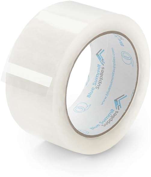 Blue Summit Supplies Clear Packing Tape Refills Bulk, 12 Pack, Heavy Duty Packaging Tape Rolls, 2 Inch Wide for Moving Boxes, Shipping, Sealing, 2.7mil Thick, 60 Yard Length, 720 Total Yards - Image 8