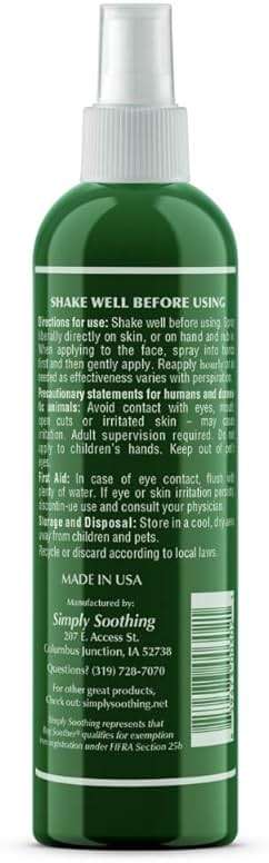 Bug Soother Spray Small Family Pack - Natural Insect, Gnat and Mosquito Repellent & Deterrent with Essential Oils - 100% DEET-Free Safe Bug Spray for Adults, Kids, Pets, & Environment - Made in USA - Image 2