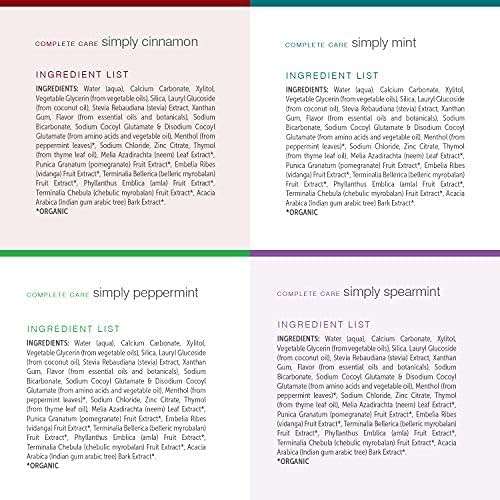 Himalaya Botanique Complete Care Toothpaste, Herbal, Variety Pack, Fights Plaque, Freshens Breath, Fluoride Free, No Artificial Flavors, SLS Free, Cruelty Free, Foaming, 5.29 Oz, 4 Pack - Image 4