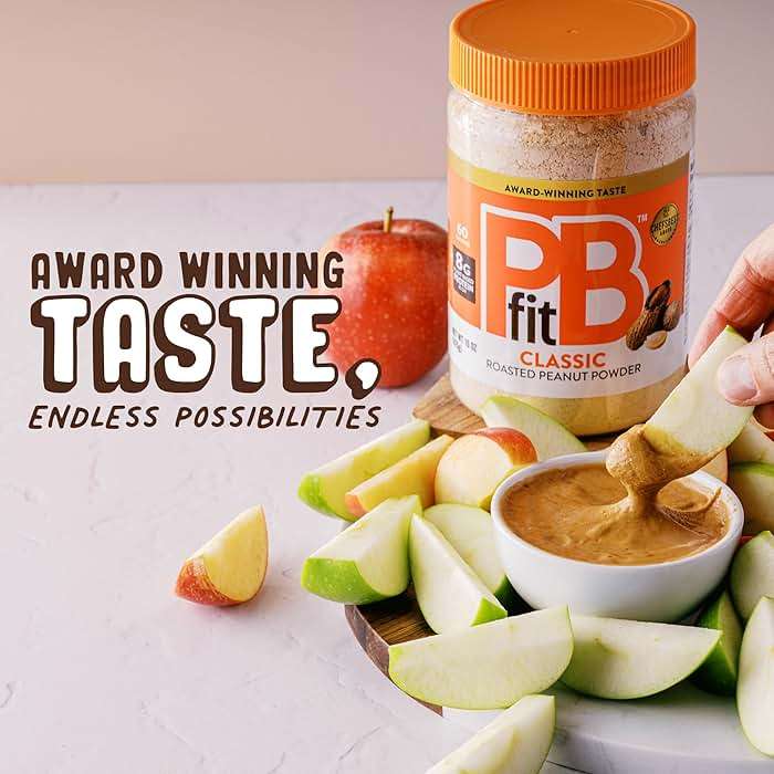 PBfit 15 Ounce Classic Peanut Butter Powder, Powdered Peanut Butter Spread From Real Roasted Peanuts, 8g of Protein 8% DV, Gluten-Free, 60 calories, 87% less fat (Pack of 1) - Image 4