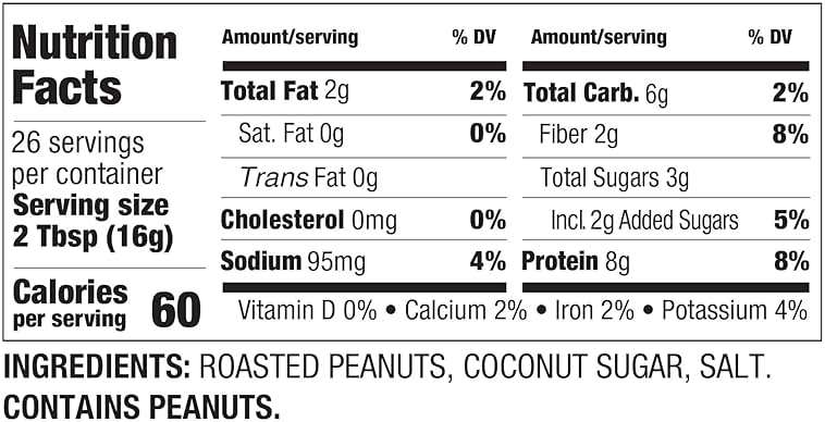 PBfit 15 Ounce Classic Peanut Butter Powder, Powdered Peanut Butter Spread From Real Roasted Peanuts, 8g of Protein 8% DV, Gluten-Free, 60 calories, 87% less fat (Pack of 1) - Image 6