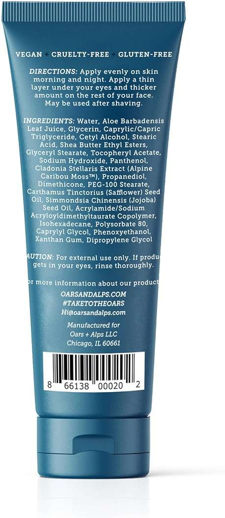 Oars + Alps Anti-Aging Face Moisturizer & Eye Cream, Hydrating Skin Moisturizer with Shea Butter and Jojoba Oil, Lightweight, Non Greasy, Vegan, Gluten Free - Image 2