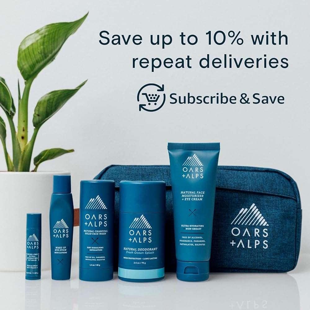 Oars + Alps Anti-Aging Face Moisturizer & Eye Cream, Hydrating Skin Moisturizer with Shea Butter and Jojoba Oil, Lightweight, Non Greasy, Vegan, Gluten Free - Image 8