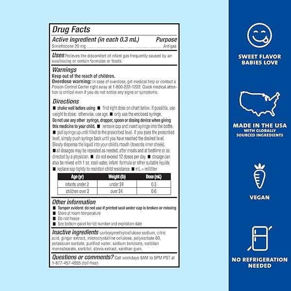 Mommy's Bliss Gas Relief Drops Bottle, Ginger extract flavor, 1 Fl Oz - Image 5