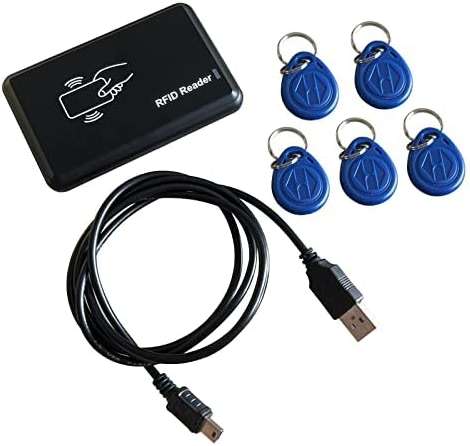 125khz ID Card Reader Writer RFID Copier Duplicater for Access Control+5 PCS EM4305/T5557 Tags+ Copier Tool - Image 3