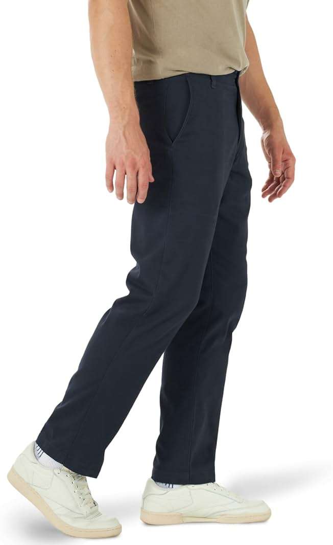 Lee Men's Extreme Motion Flat Front Relaxed Taper Pant - Image 2