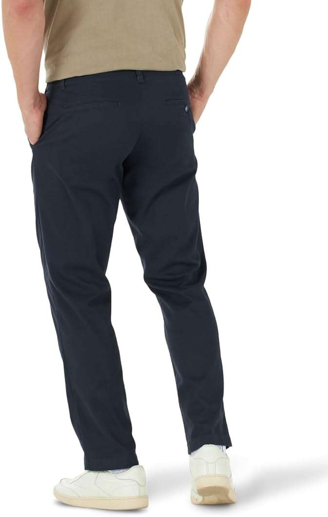 Lee Men's Extreme Motion Flat Front Relaxed Taper Pant - Image 3