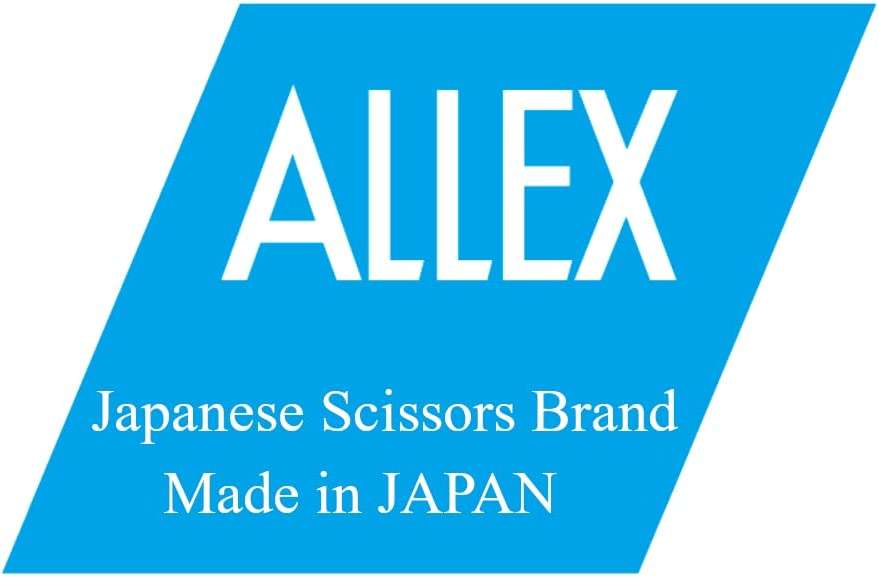 ALLEX Small Black Scissors for Office 5.5" [Non-Stick], All Purpose Slim & Thin Low Profile Scissors, Made in JAPAN, All Metal Japanese Stainless Steel Blade with Non-Slip Soft Ring, Black - Image 7