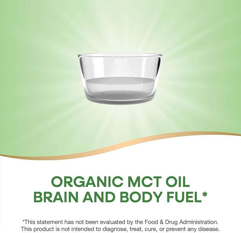 Nature's Way Organic MCT Oil, Brain and Body Fuel*, Liquid Coconut MCT Oil with C8 Caprylic & C10 Capric Acids, 14 g Medium Chain Triglycerides per Serving, Keto & Paleo Certified, Non-GMO, 30 Fl Oz - Image 2