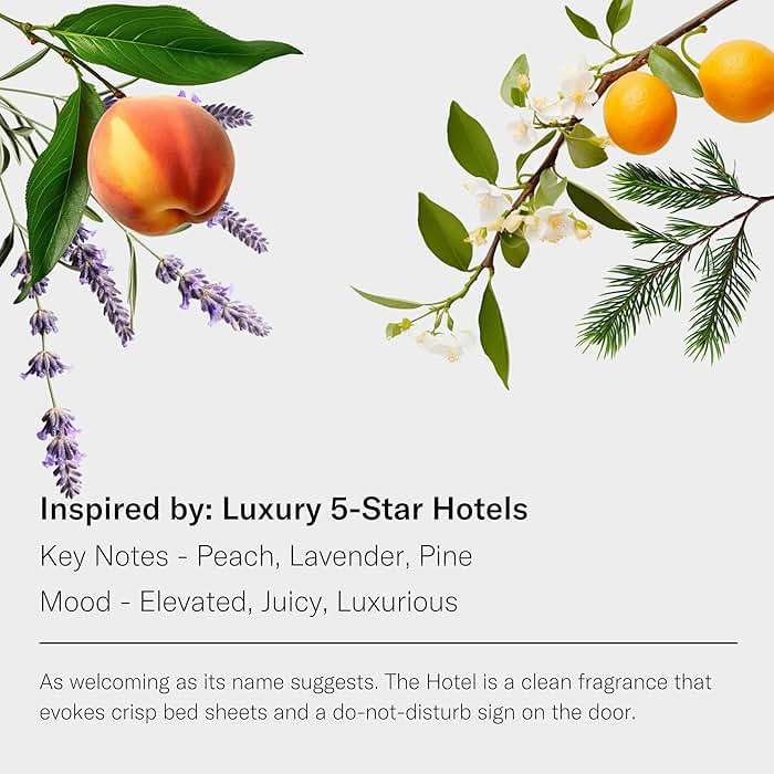 AromaTech The Hotel Aroma Essential Oil Blend: Luxury Hotel Inspired Aromatherapy with Lemon, Lavender, Peach & Pine for Ultrasonic Diffusers & Nebulizers (120 mL, The Hotel) - Image 2