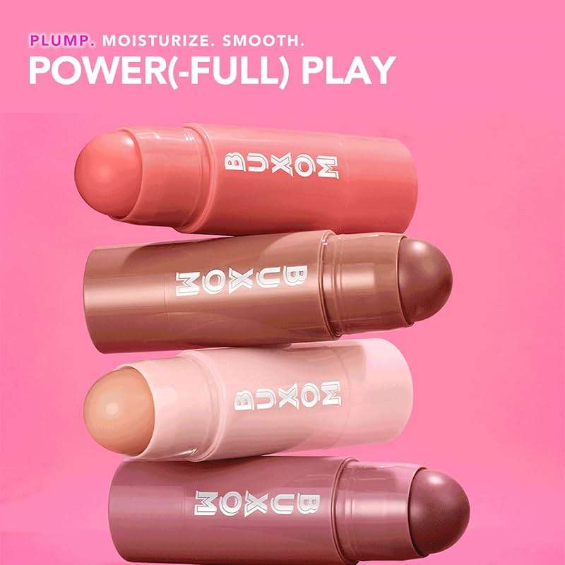 BUXOM Power-Full Plumping Lip Balm, Tinted Lip Balm Plumper, Enhancing Lip Moisturizer, Hydrating & Smoothing Peptide Lip Treatment, Cruelty-Free - Image 3