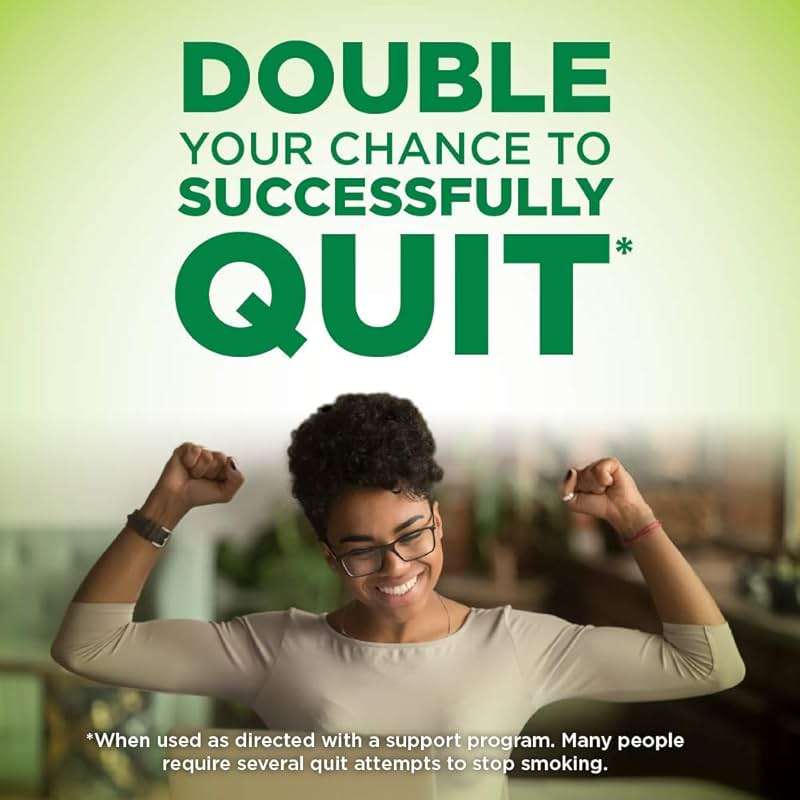 Amazon Basic Care Nicotine Polacrilex Coated Gum, 4 mg, Cool Mint Flavor, Stop Smoking Aid, Quit Smoking, Reduce Withdrawal Symptoms, 20 Count - Image 4