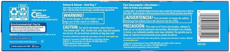 Ziploc Storage Bags with New Grip 'n Seal Technology, For Food, Sandwich, Organization and More, Gallon, 19 Count - Image 3