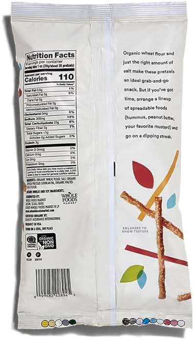 365 by Whole Foods Market Organic Mini Pretzel Sticks, 8 OZ - Image 4