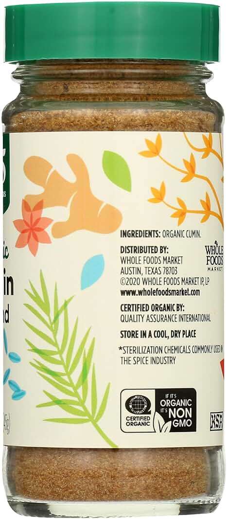 365 by Whole Foods Market, Organic Ground Cumin, 1.59 Ounce - Image 5