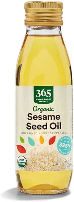 365 by Whole Foods Market, Organic Sesame Seed Oil, 8.4 FZ - Image 1