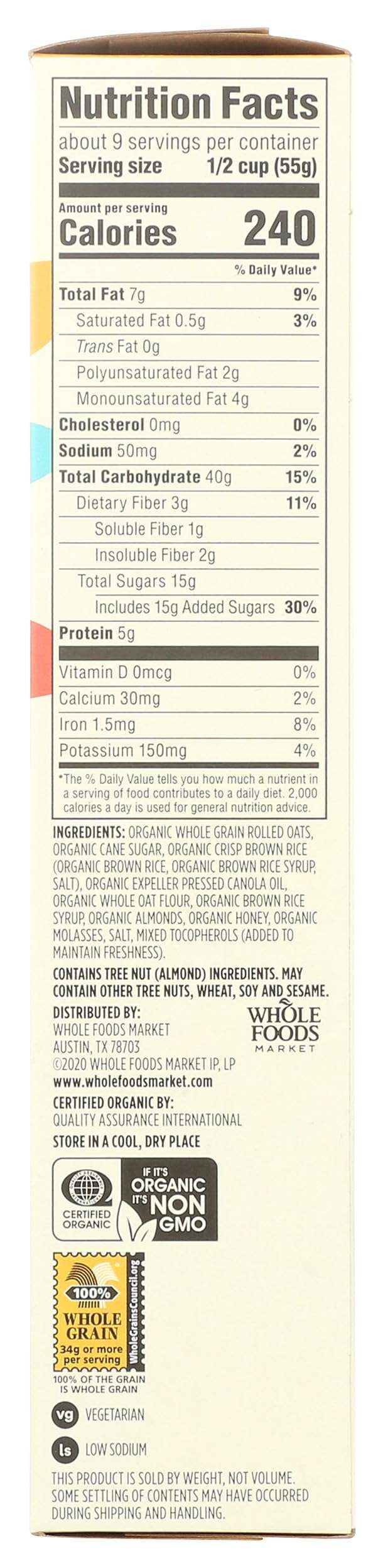 365 by Whole Foods Market, Organic Oat & Honey Granola, 17 Ounce - Image 2