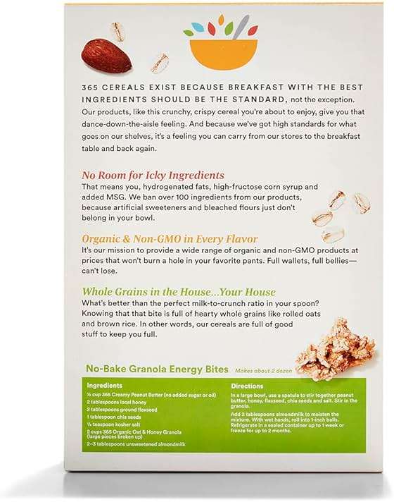 365 by Whole Foods Market, Organic Oat & Honey Granola, 17 Ounce - Image 3