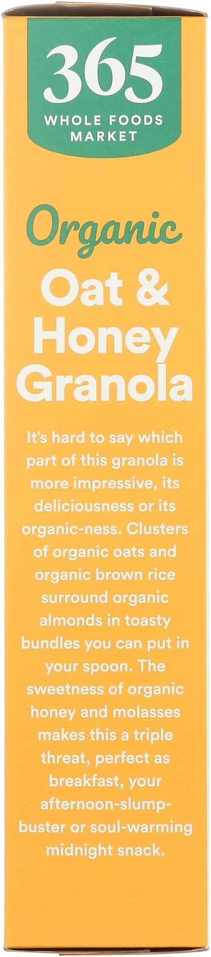 365 by Whole Foods Market, Organic Oat & Honey Granola, 17 Ounce - Image 4