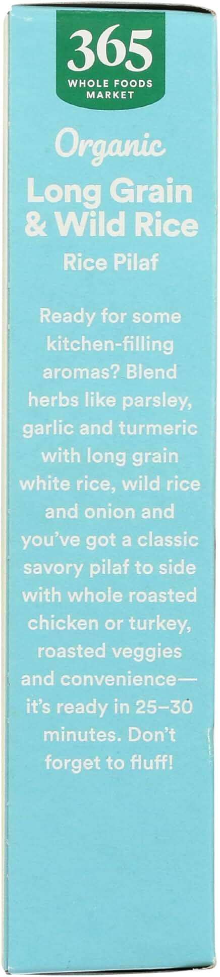 365 by Whole Foods Market, Organic Long Grain & Wild Rice Pilaf, 6 Ounce - Image 4