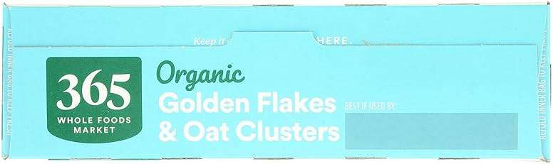 365 by Whole Foods Market Organic Honey Flakes And Oat Clusters, 12 OZ - Image 4