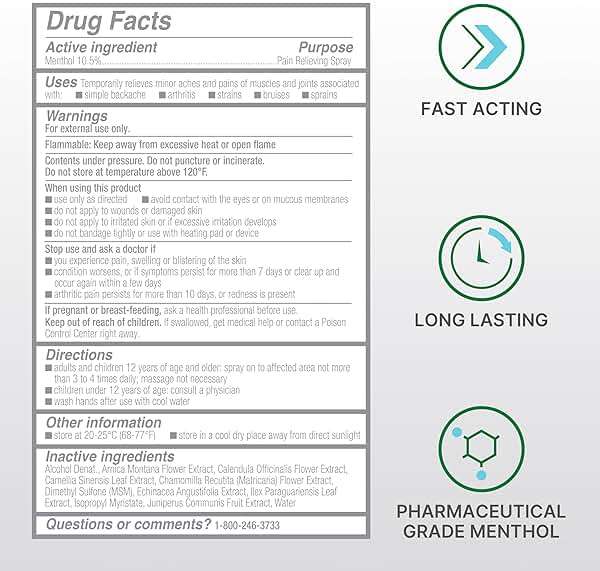Biofreeze Professional Pain Relief Spray for Knee, Neck, Hip, Joint, Shoulder, & Simple Backache, Arthritis Pain Reliever, Sore Muscle Relief, Colorless Menthol Spray 4 Fl Oz (Pack of 3) - Image 5