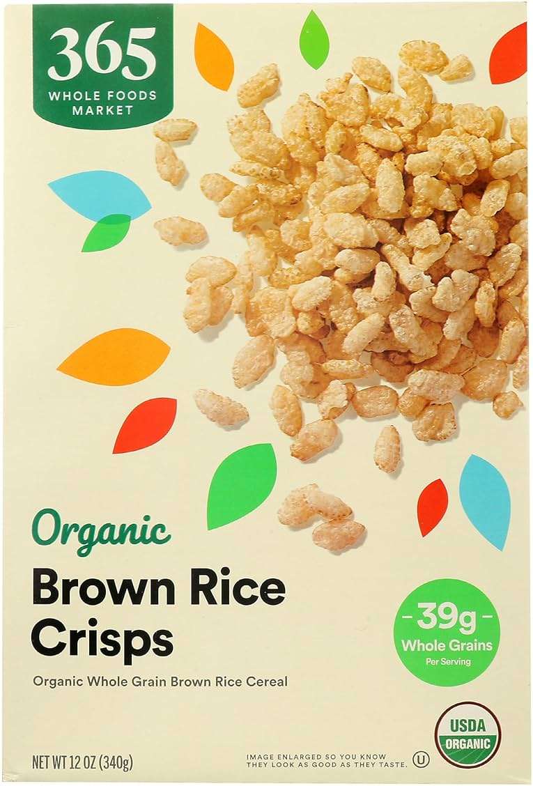 365 by Whole Foods Market, Organic Brown Rice Crisps Cereal, 12 Ounce - Image 1