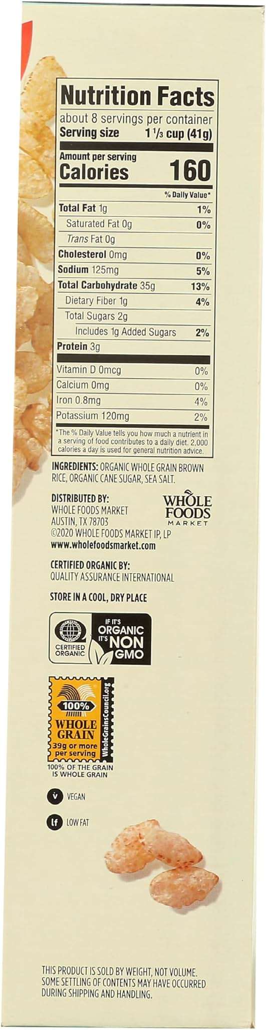 365 by Whole Foods Market, Organic Brown Rice Crisps Cereal, 12 Ounce - Image 2