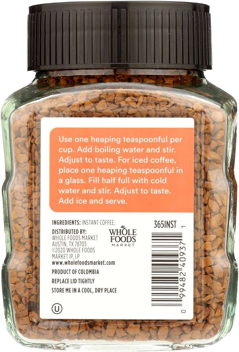 365 by Whole Foods Market, Instant Coffee, Dark Roast, 3.5 Ounce - Image 4