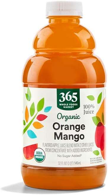 365 by Whole Foods Market Organic Orange Mango Juice, 32 FZ - Image 1