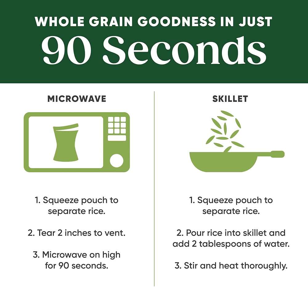 SEEDS OF CHANGE Organic Quinoa, Brown & Red Rice with Flaxseed, Organic Food, 8.5 OZ Pouch (Pack of 12) - Image 7
