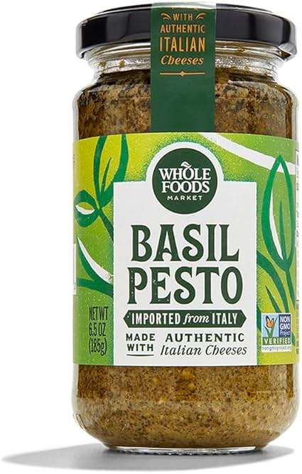 Whole Foods Market, Basil Pesto, 6.5 Ounce - Image 1