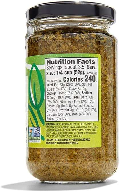 Whole Foods Market, Basil Pesto, 6.5 Ounce - Image 3