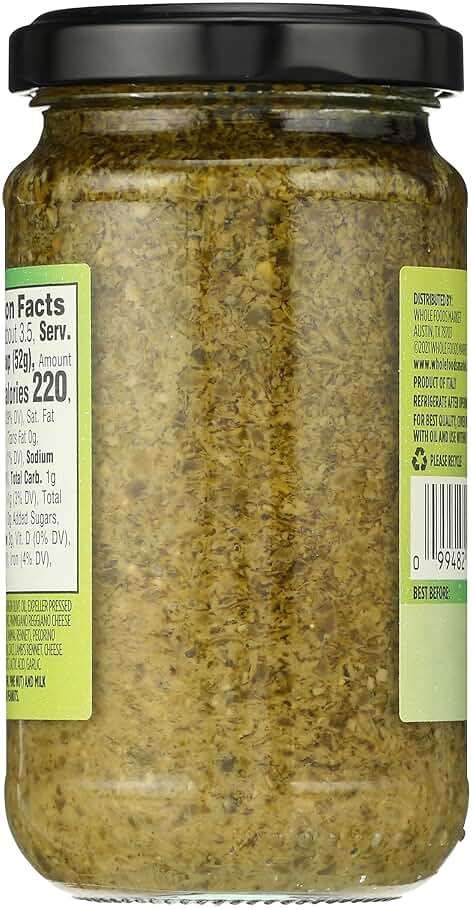 Whole Foods Market, Basil Pesto, 6.5 Ounce - Image 4
