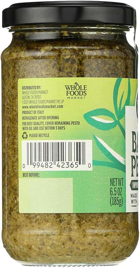 Whole Foods Market, Basil Pesto, 6.5 Ounce - Image 6