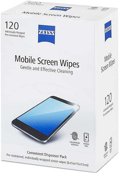 ZEISS Pre-Moistened Wipes, Screen Cleaner, 120 Count - Image 2