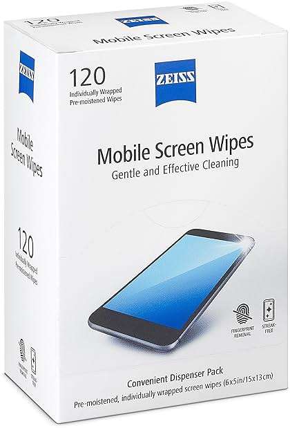 ZEISS Pre-Moistened Wipes, Screen Cleaner, 120 Count - Image 3