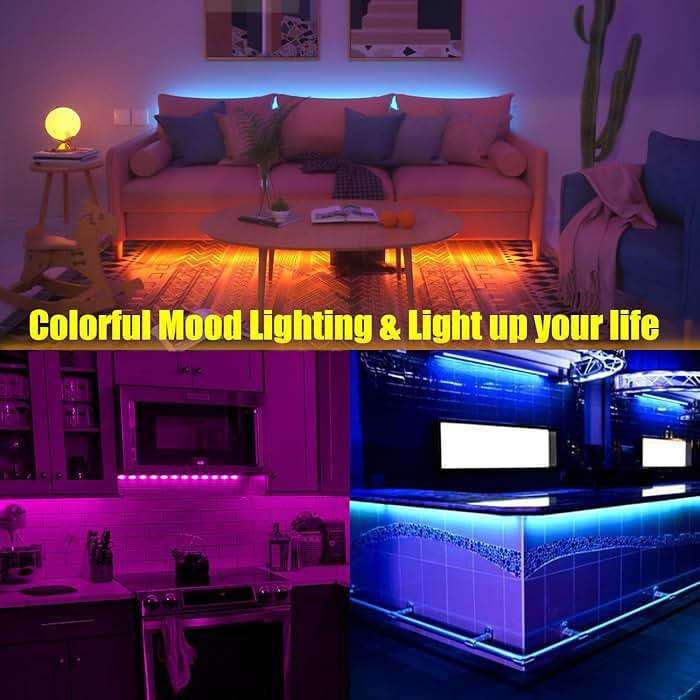 Tv Led Backlight, Maylit 8.2ft Led Strip Lights for 40-60in Tv, USB Powered Tv Lights kit with Remote, RGB Bias Lighting for Room Decor - Image 7