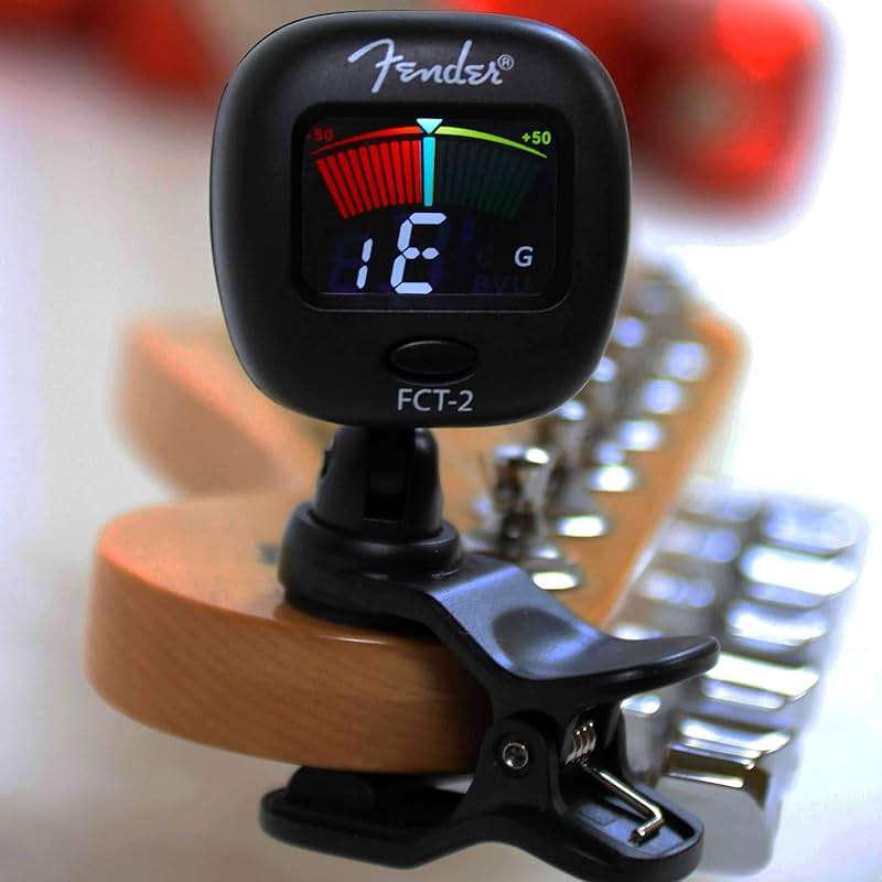 Fender FCT-2 Professional Multi-Instrument Clip-On Tuner for Guitar, Bass, Ukulele, and Violin - Image 6