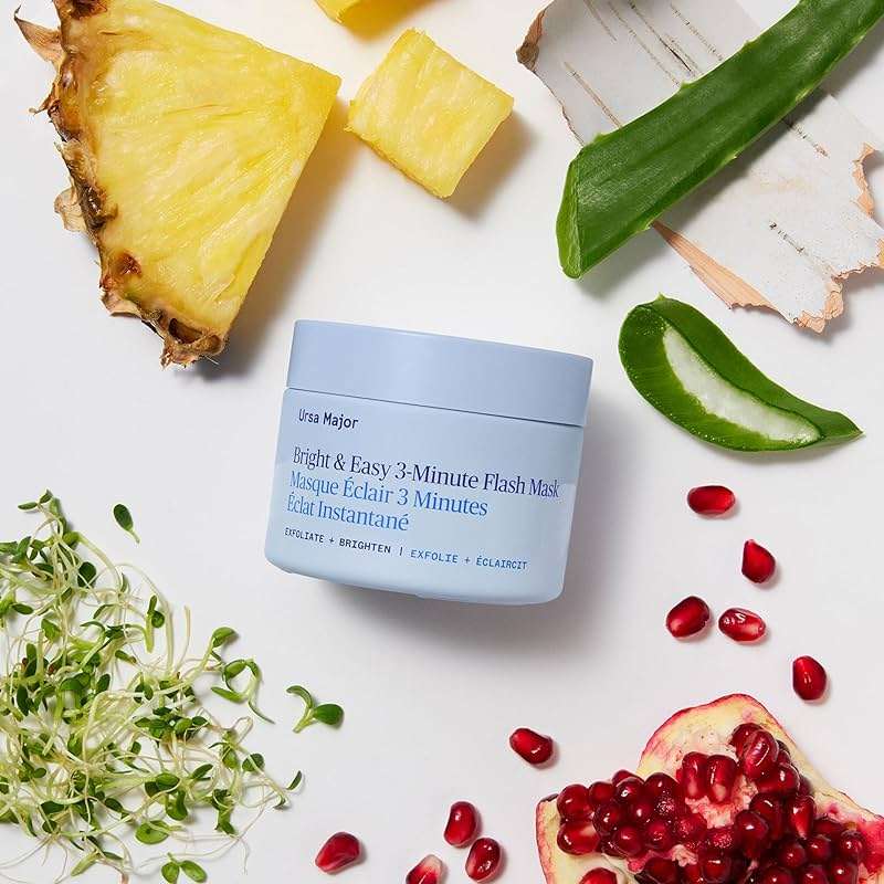 Ursa Major Natural Face Mask | Exfoliates, Brightens and Clarifies Skin | Vegan, Cruelty-Free, Non-Toxic (1.57 fluid ounces) - Image 4
