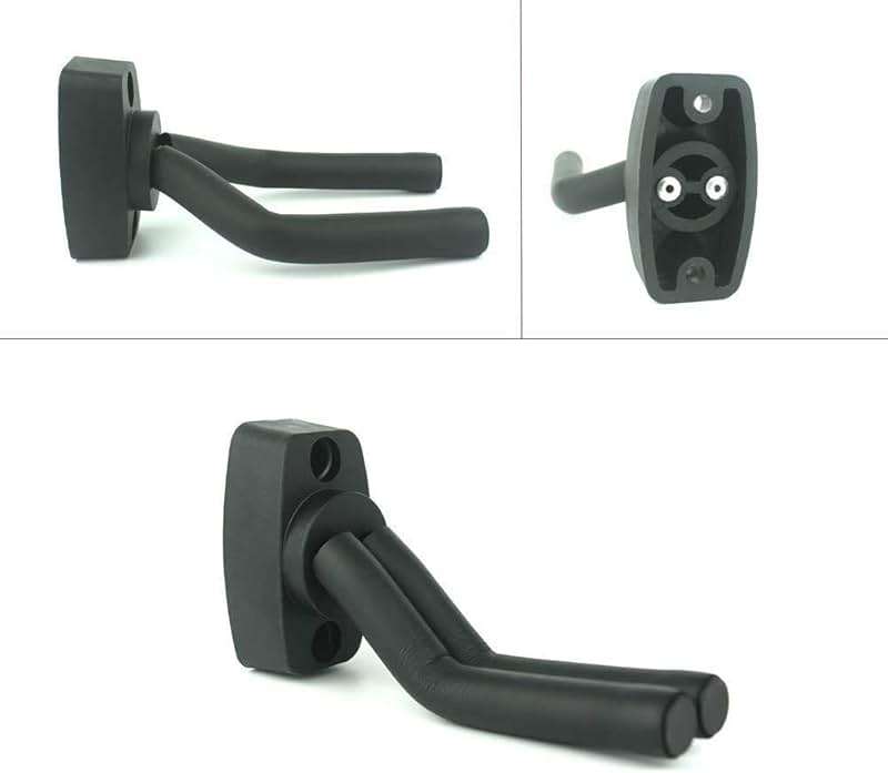EastyGold Guitar Wall Hanger Stands Ukulele Wall Mount 2 Pack Violin Hook Keep Holder Display Rack Bracket for Most Guitar Bass Accessories - Image 4