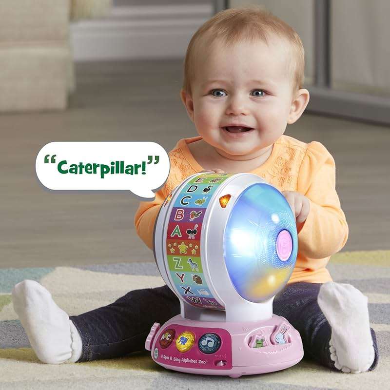 LeapFrog Spin and Sing Alphabet Zoo, Pink - Image 2