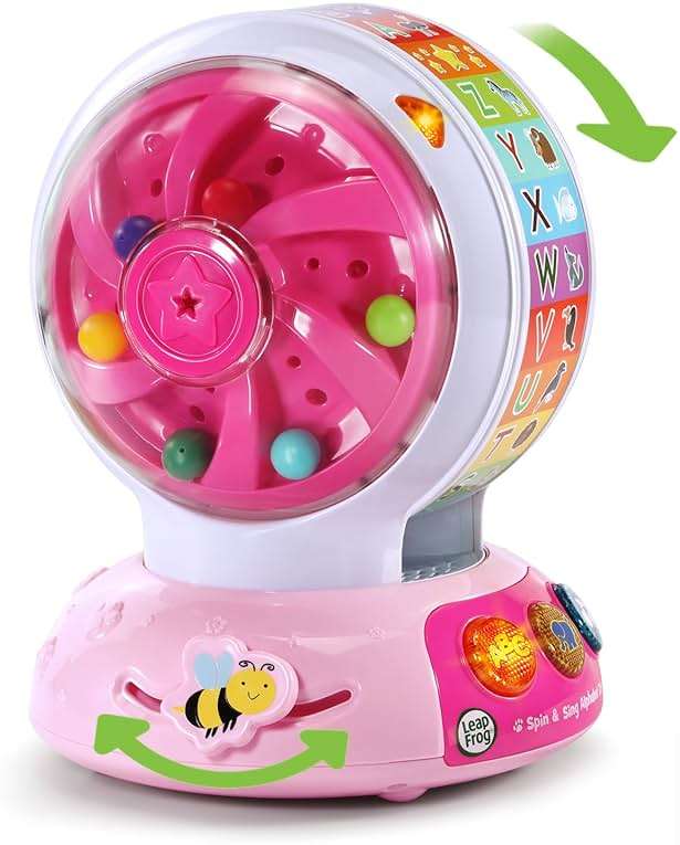 LeapFrog Spin and Sing Alphabet Zoo, Pink - Image 4