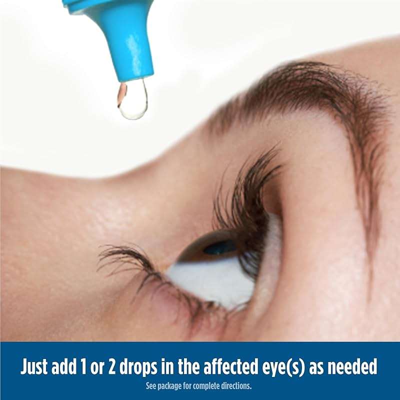 Blink GelTears Eye Drops for Dry Eyes, Moisturizing & Soothing for Moderate to Severe Dry Eyes, Instantly Soothes, Moisturizes & Provides Long-Lasting Hydration for Day & Night Relief, 0.34 Fl Oz - Image 6